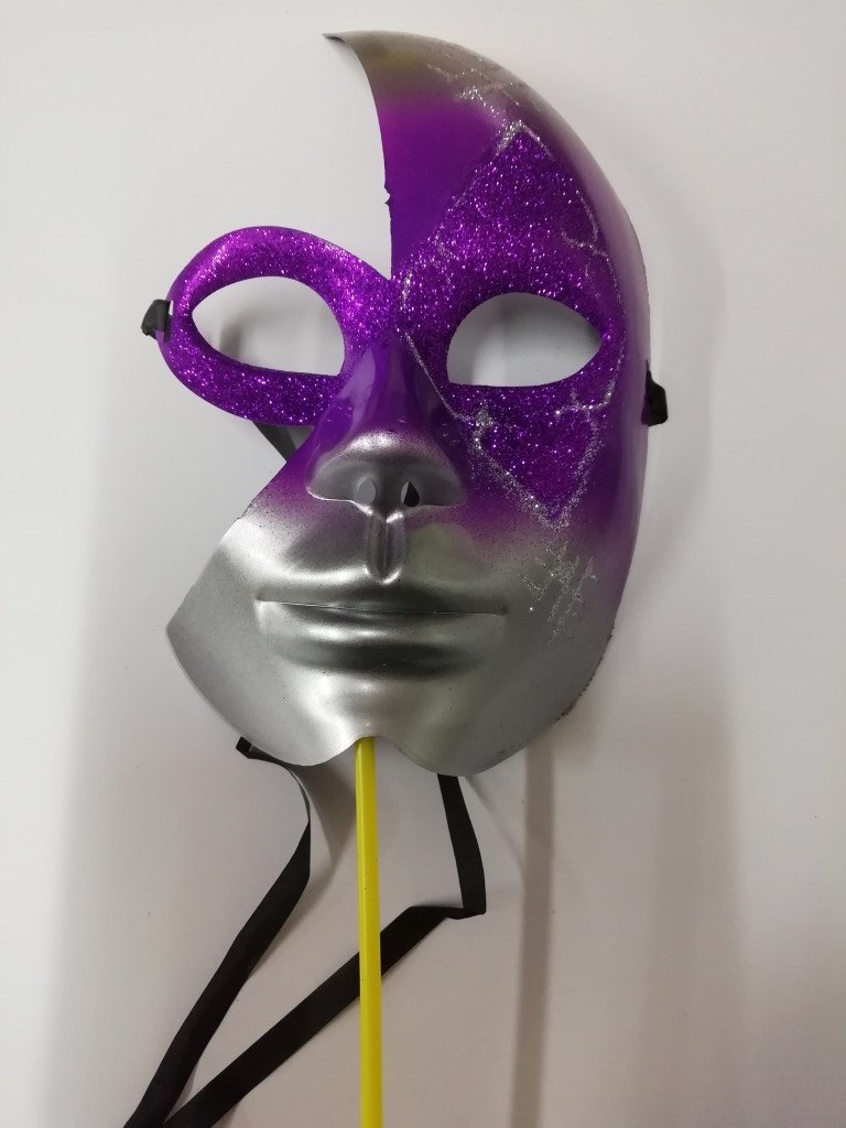 Maska karnawałowa z uchytem MIX
