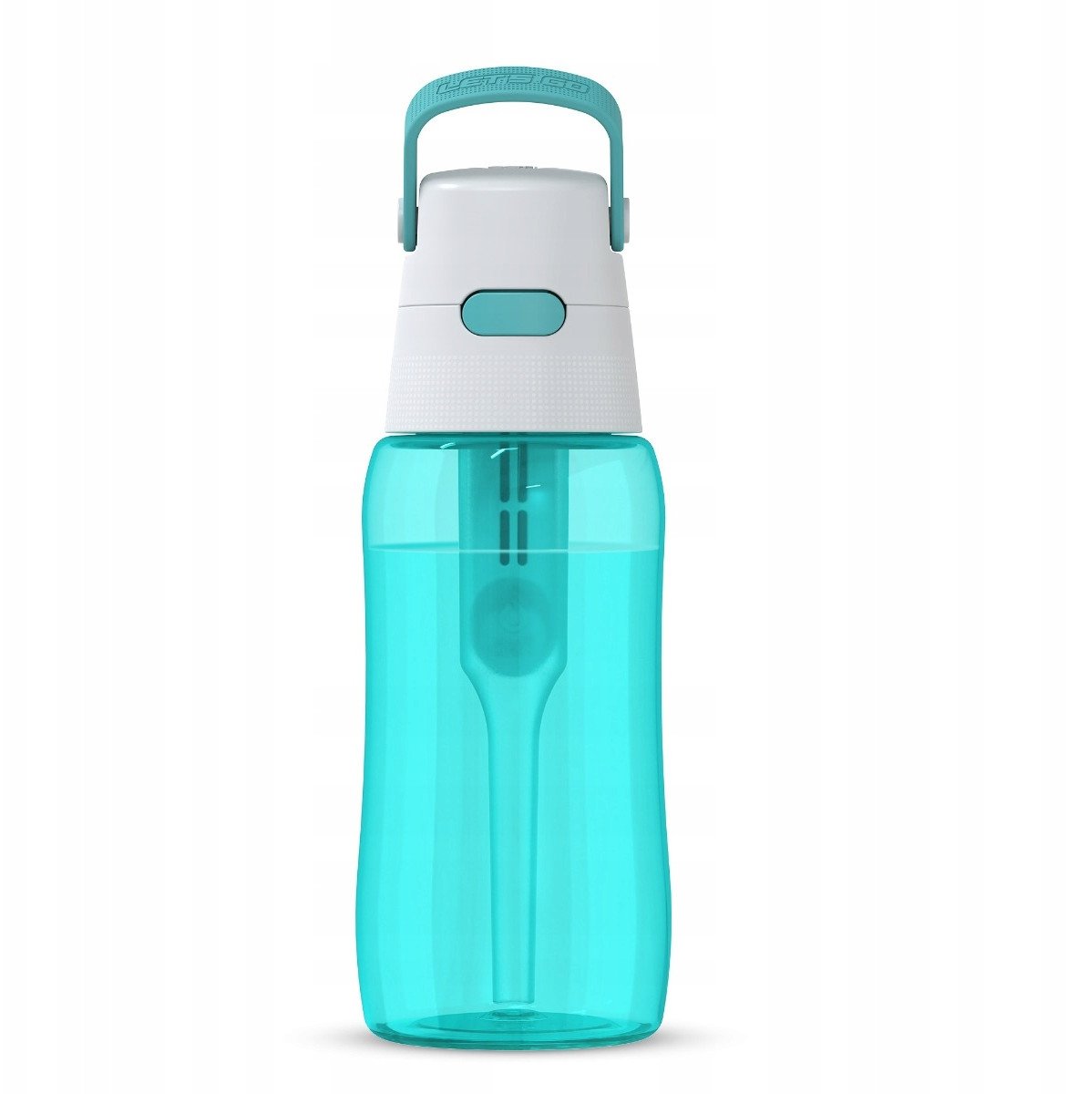 Butelka filtrująca Dafi SOLID 0,5 l turkusowa barwiony zbiornik z filtrem