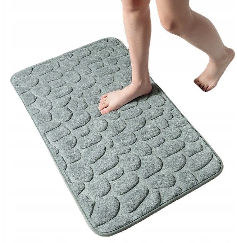 ITIMPORT Dywanik łazienkowy 60x40cm szary