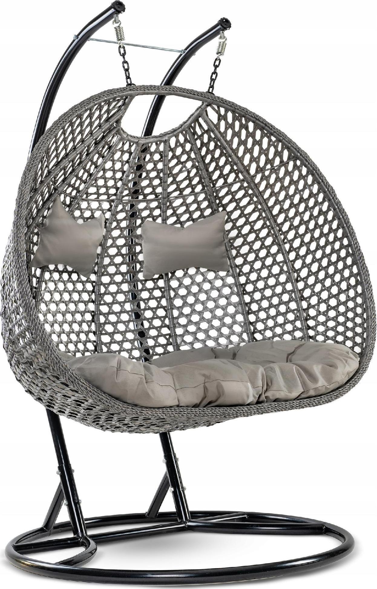 Corciano FOTEL WISZĄCY ROSAII DWUOSOBOWY KOSZ KOKON PREMIUM