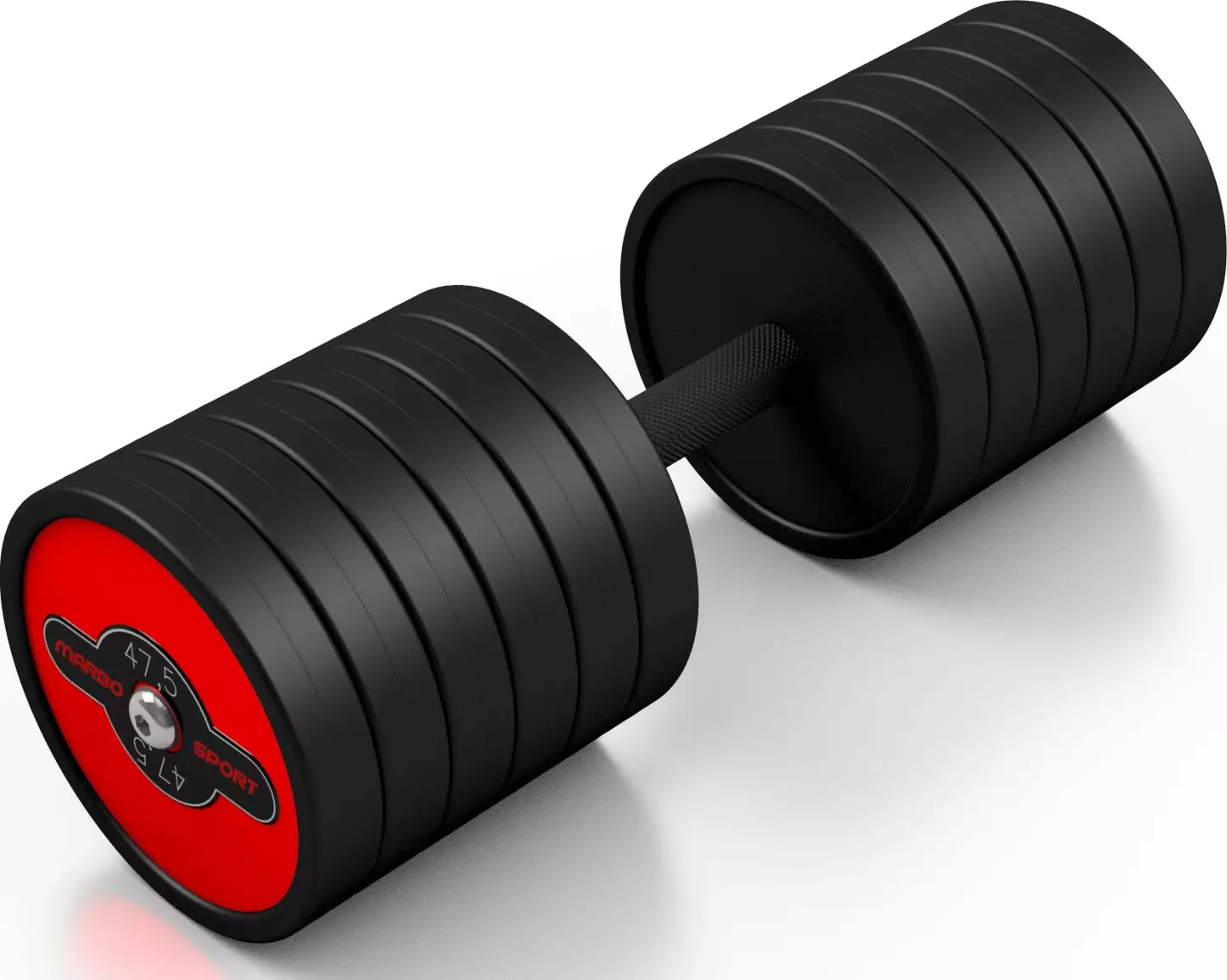 Marbo Sport Hantel MW-HSG47.5-k5 gumowany 1 x 47.5 kg