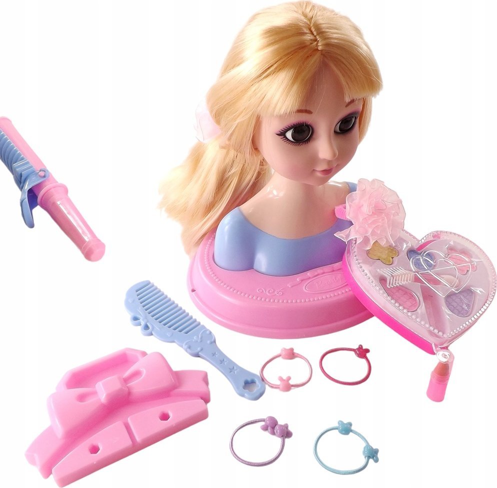 GŁOWA POPIERSIE LALKI DO CZESANIA MAKIJAŻU 005-5NB