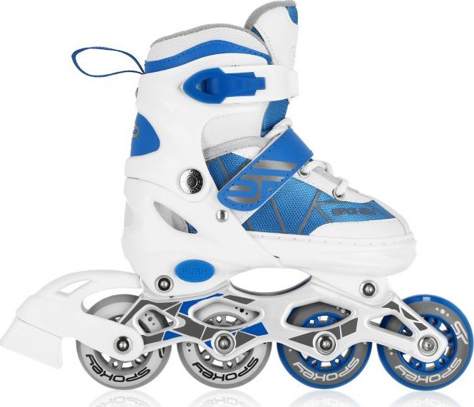 Rolki Spokey Tony rekreacyjne regulowane białe r. 30-33