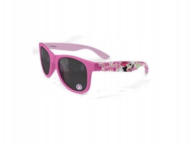 Okulary przeciwsłoneczne Mickey Minnie dla dzieci UV 400 różowo - różowe