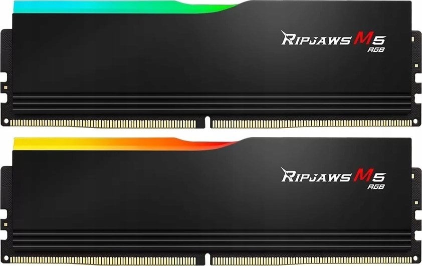 Pamięć G.Skill Ripjaws M5 RGB, DDR5, 64 GB, 6400MHz, CL32 (F5-6400J3239G32GX2-RM5RK)