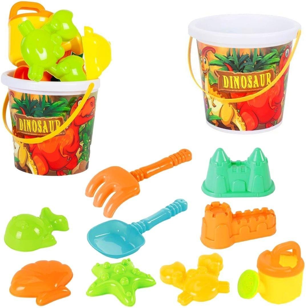 Zestaw do piasku dinozaury 10el