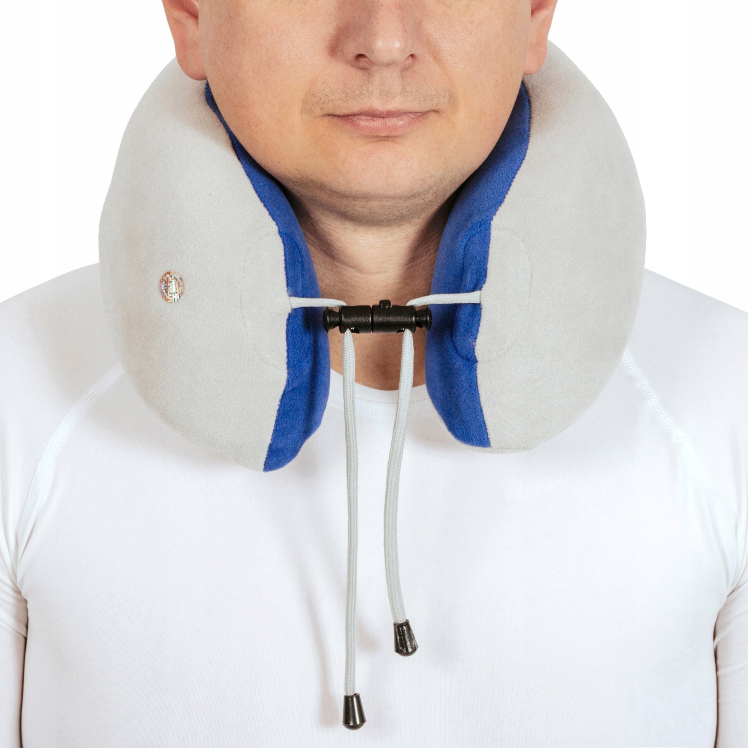 TYNOR Poduszka podróżna z pianką pamięci na szyje rogal