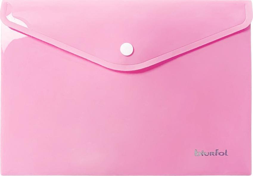 Biurfol Teczka kopertowa koperta na zatrzask A5 PP pastel