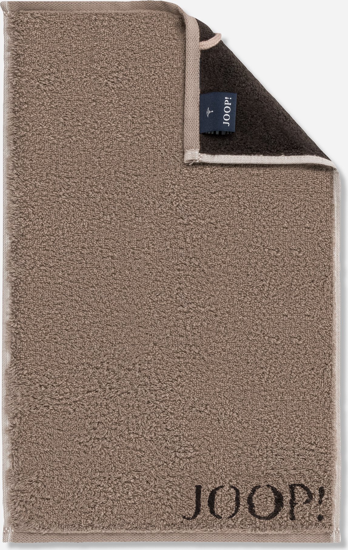 Joop! Ręcznik frotte 30x50 cm Doubleface 1600-39 Mokka