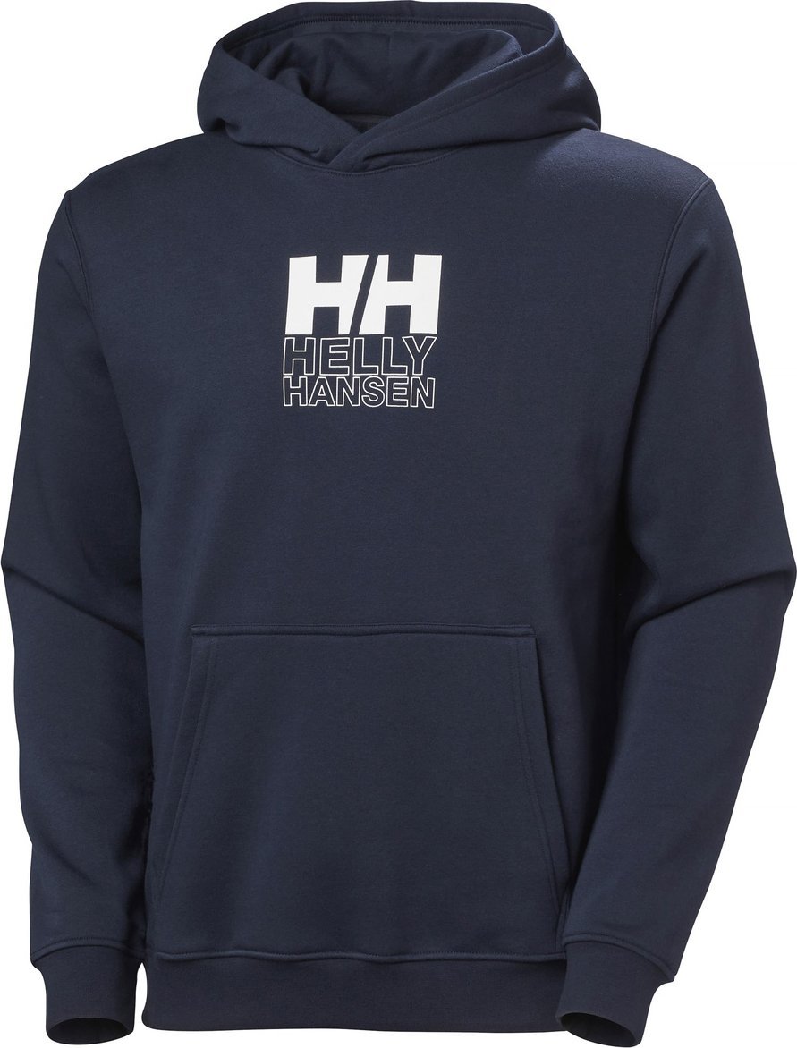 Helly Hansen Helly Hansen męska bluza z kapturem COTTON FLEECE GRAPHIC HOODIE 54158 597 2XL