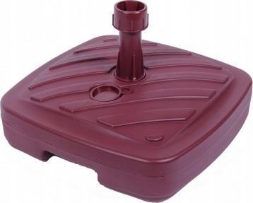 Ołer Garden Stojak pod parasol ogrodowy 40x40x10cm bordowy