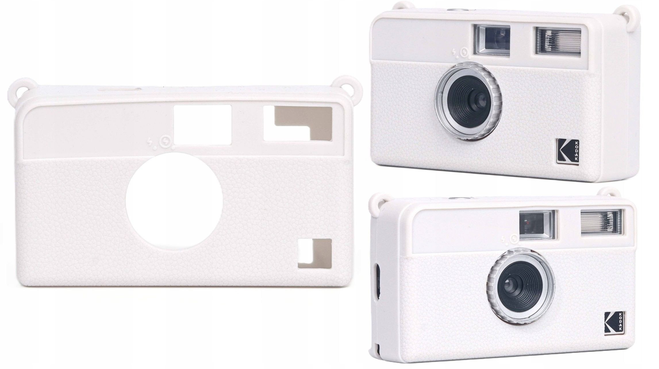 Futerał Etui Pokrowiec Case Silikon Kodak Ektar / H35 / H35n / Ultra F9 / Biały