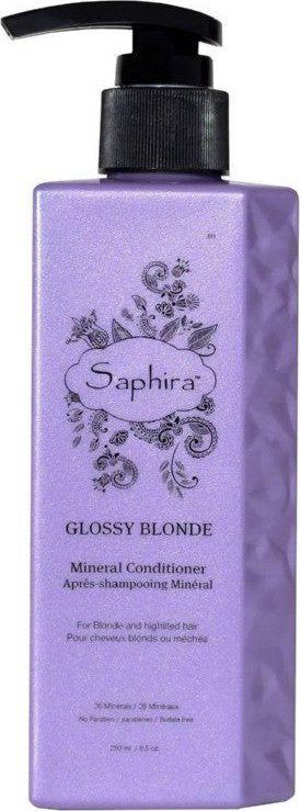 Sachajuan Saphira Kondicionierius šviesiems plaukams Glossy Skirtas šviesiems plaukams, 250ml SAFGBC2