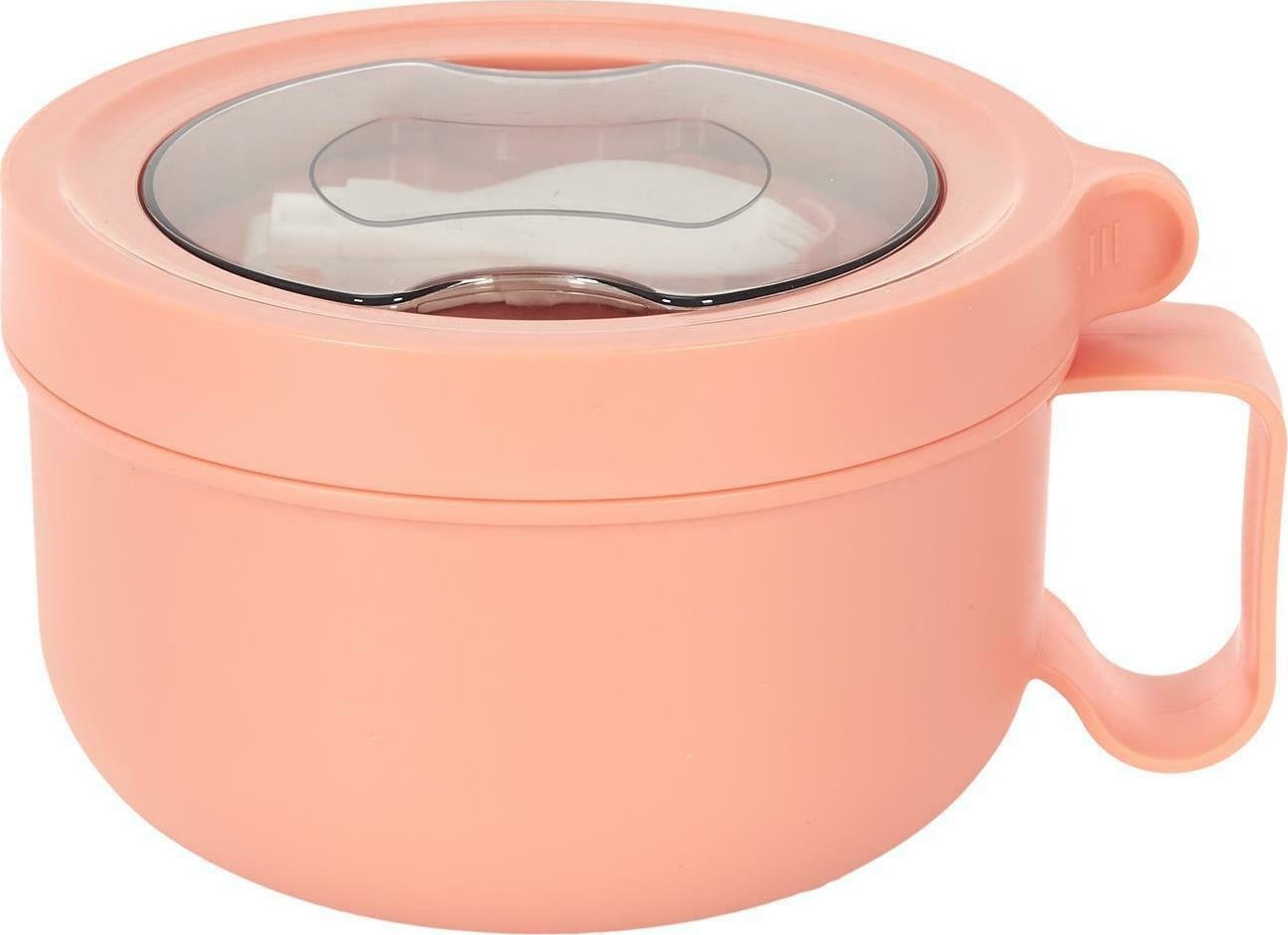 Intesi Okrągły Lunch box pomarańczowy