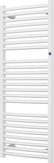 Instal-Projekt Grzejnik drabinkowy OMEGA R 500X1574, 700W, podłączenie dolne, rozstaw=450mm, kolor: biały połysk (c35)