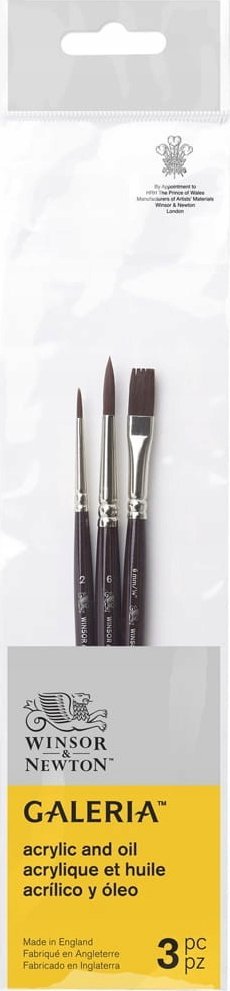 SmartMax Galeria brush set short handle 3pcs ass.