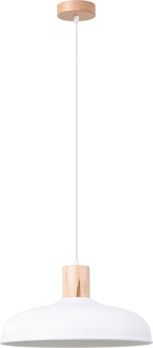 Lampa wisząca Sollux Lighting SOLLUX Lampa wisząca INDY biała 1 x E27 SL.1323