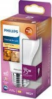 Signify Phillips LED classic WarmGlow Lampa 75W E27 Matt Dimmbar