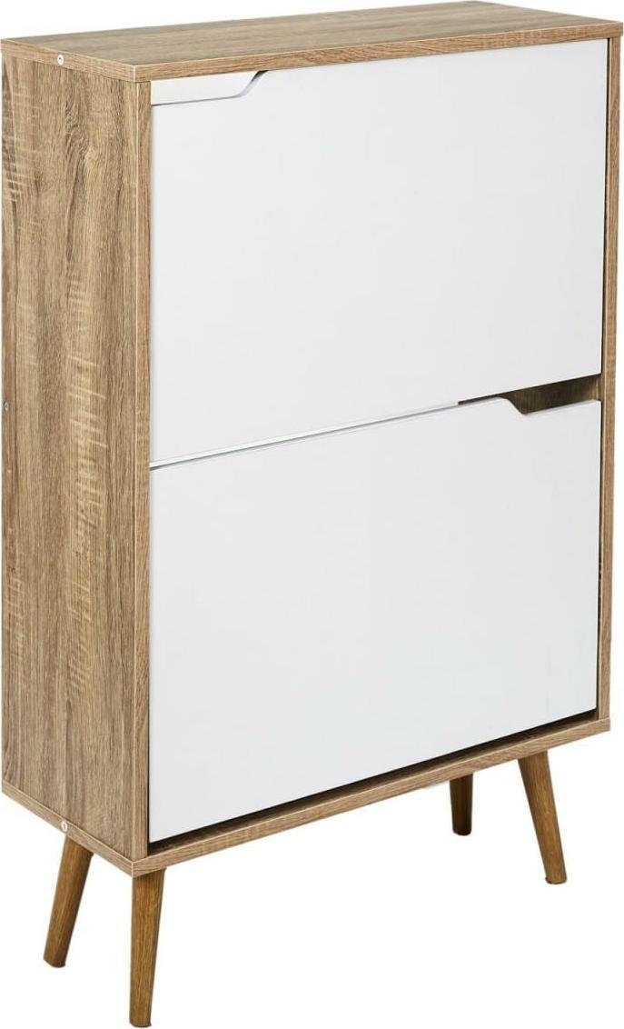 Intesi Szafka na buty Sabana biała/naturalna