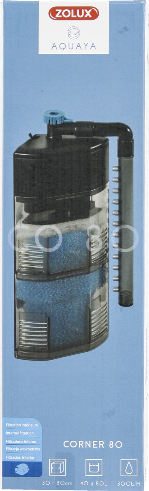 Zolux AQUAYA Filtr Corner 80