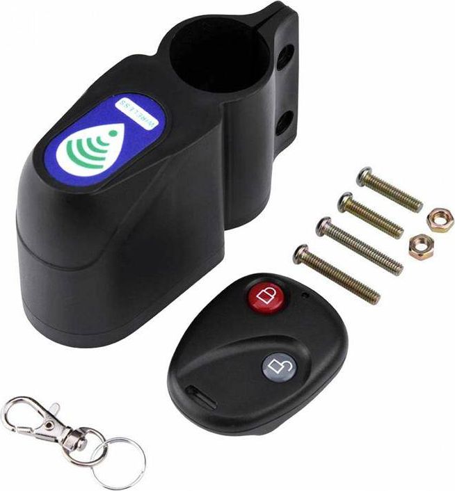 Aptel AG436A ALARM ROWEROWY RUCH DRGANIA PILOT IR CZARNY