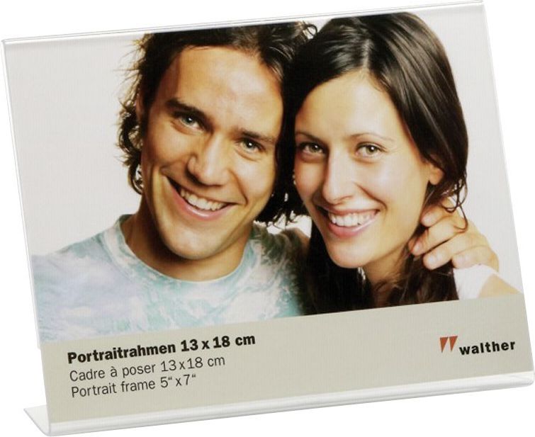 Ramka Walther ze szkla akrylowego pozioma, 13x18 (ASQ1318)
