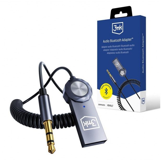 3mk pczerwonyection Transmiter bezprzewodowy audio 2w1 - 3mk Audio Bluetooth Adapter