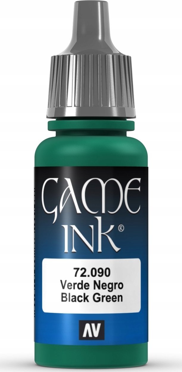 Vallejo Vallejo: 72.090 - Game Color - Ink - Black Green (18 ml)