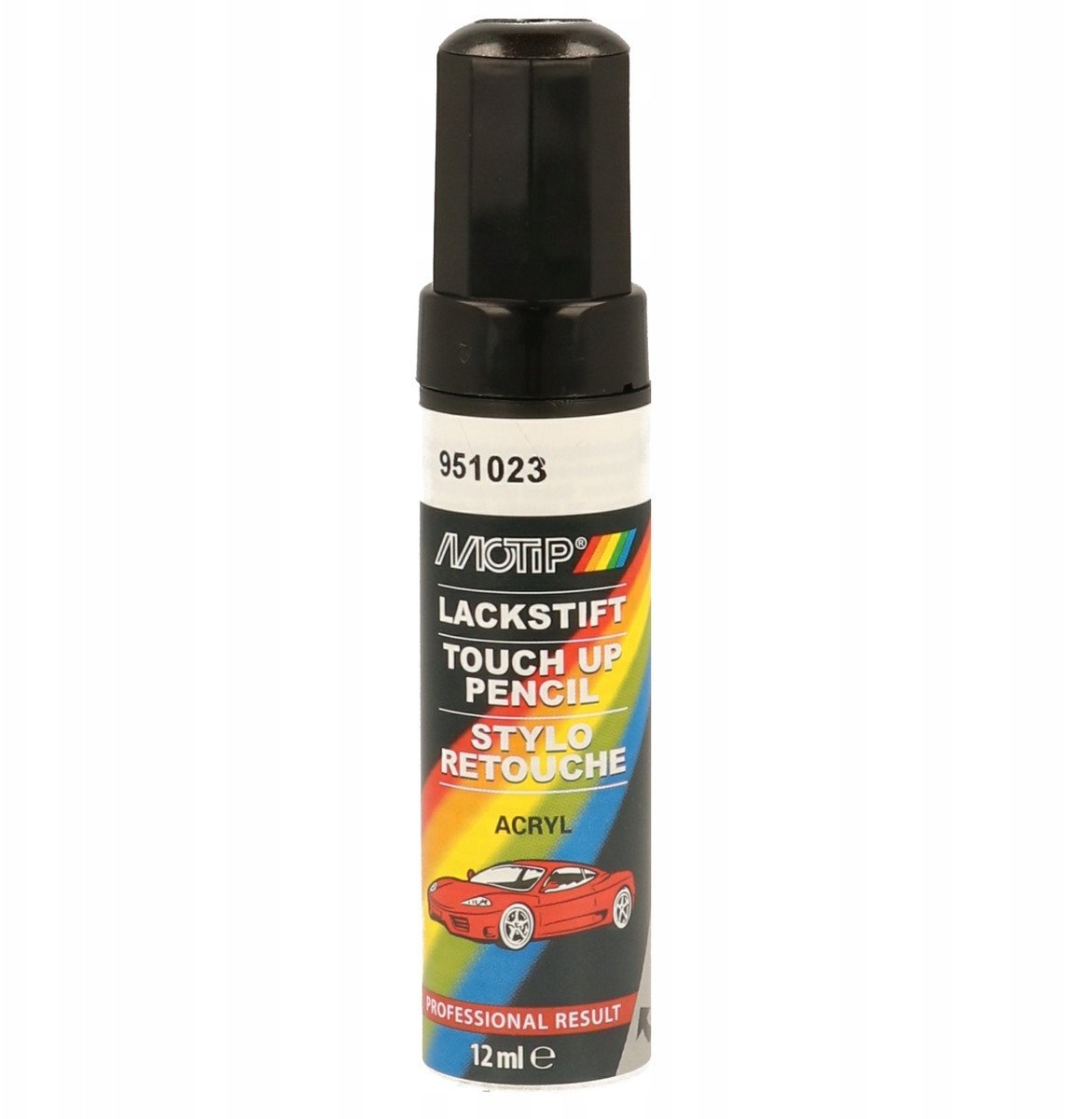 PAINT MOTIP BLACK 951023 METALLIC 12ML