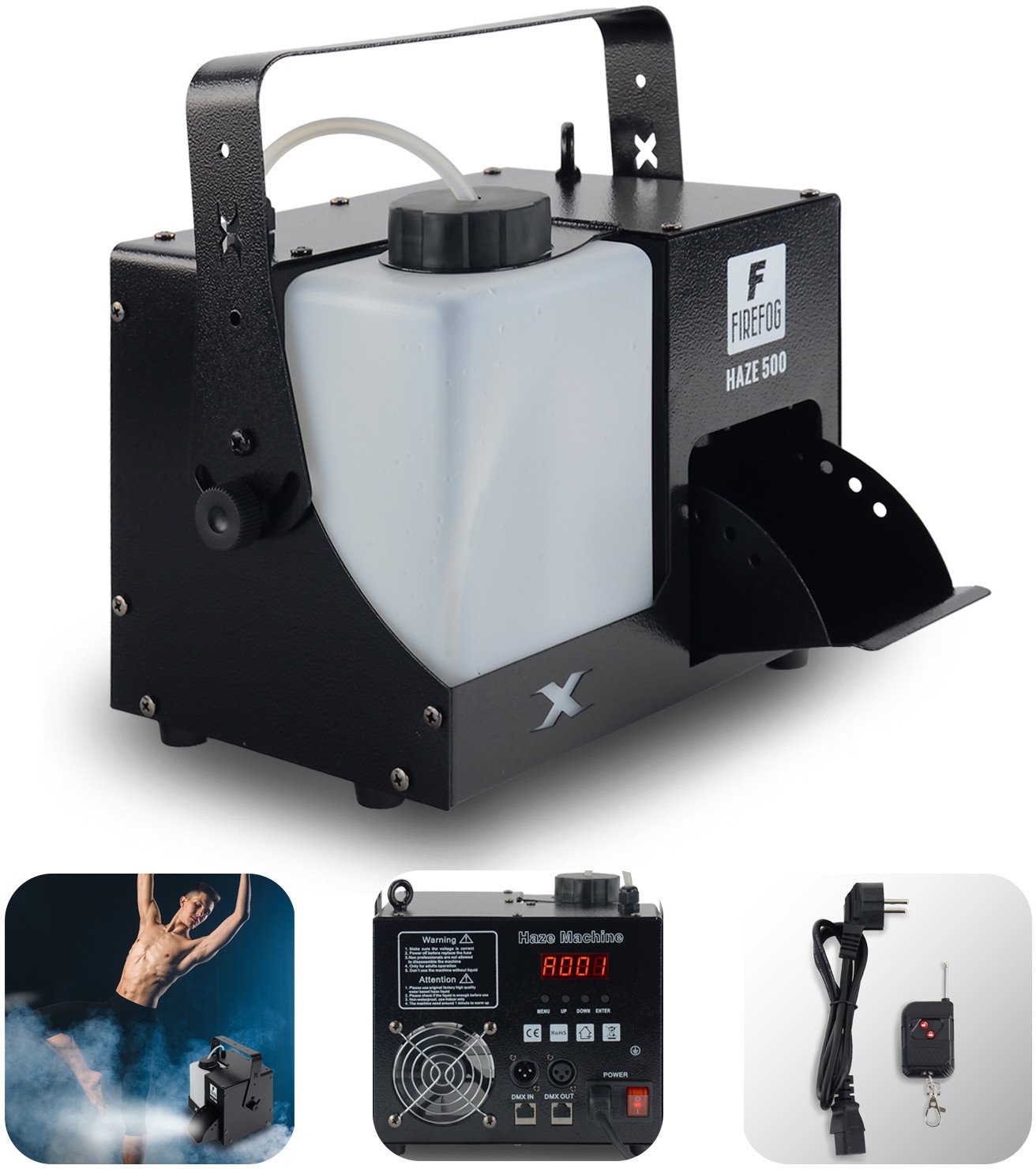 Wytwornica dymu HAZE 500 Firefog one size