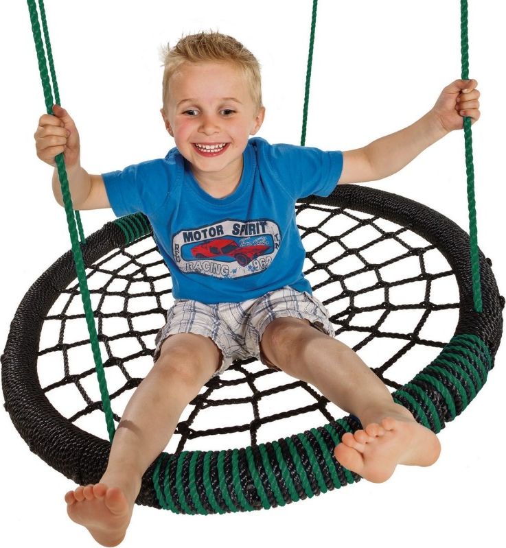 Huśtawka Woopie Huśtawka Bocianie Gniazdo Oval Zielona do 150kg