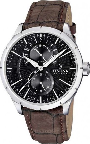 Zegarek Festina Zegarek męski Festina F16573-4 brązowy