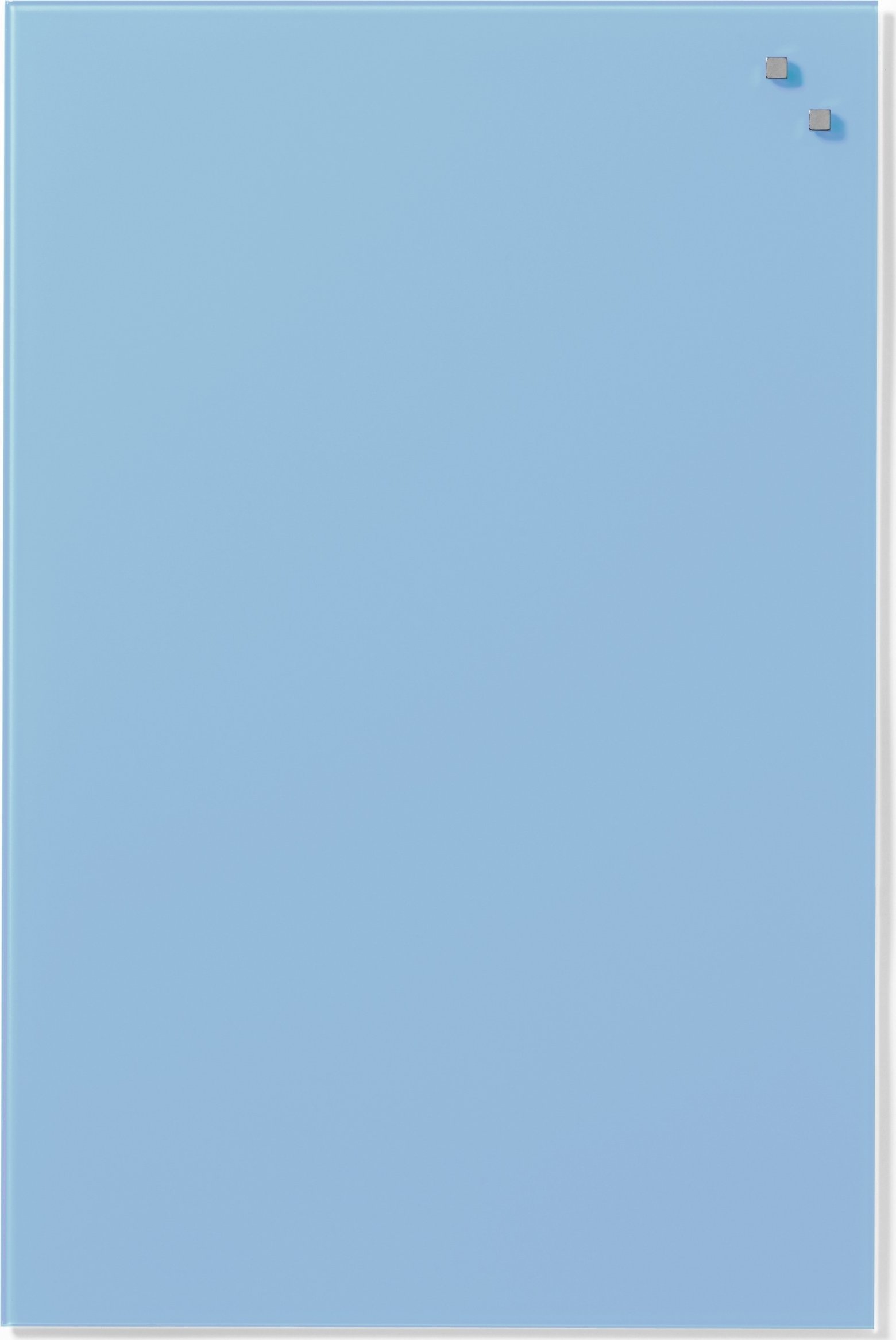 NAGA Glastavle Naga magnetisk lys blå 400x600mm