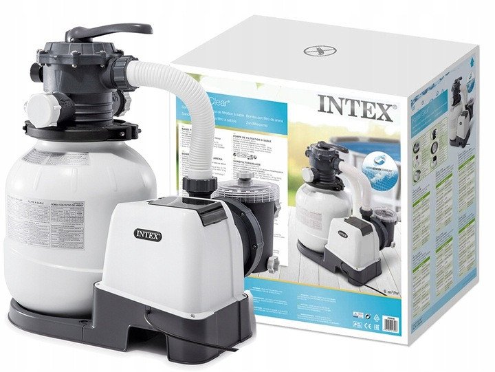 Filtracja pompa piaskowa filtr 10 500 l/h Krystal Clear Intex 26648