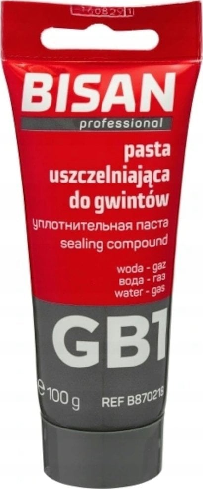 Bisan PASTA DO GWINTÓW GB1 250G (TUBA) woda/ gaz [12]