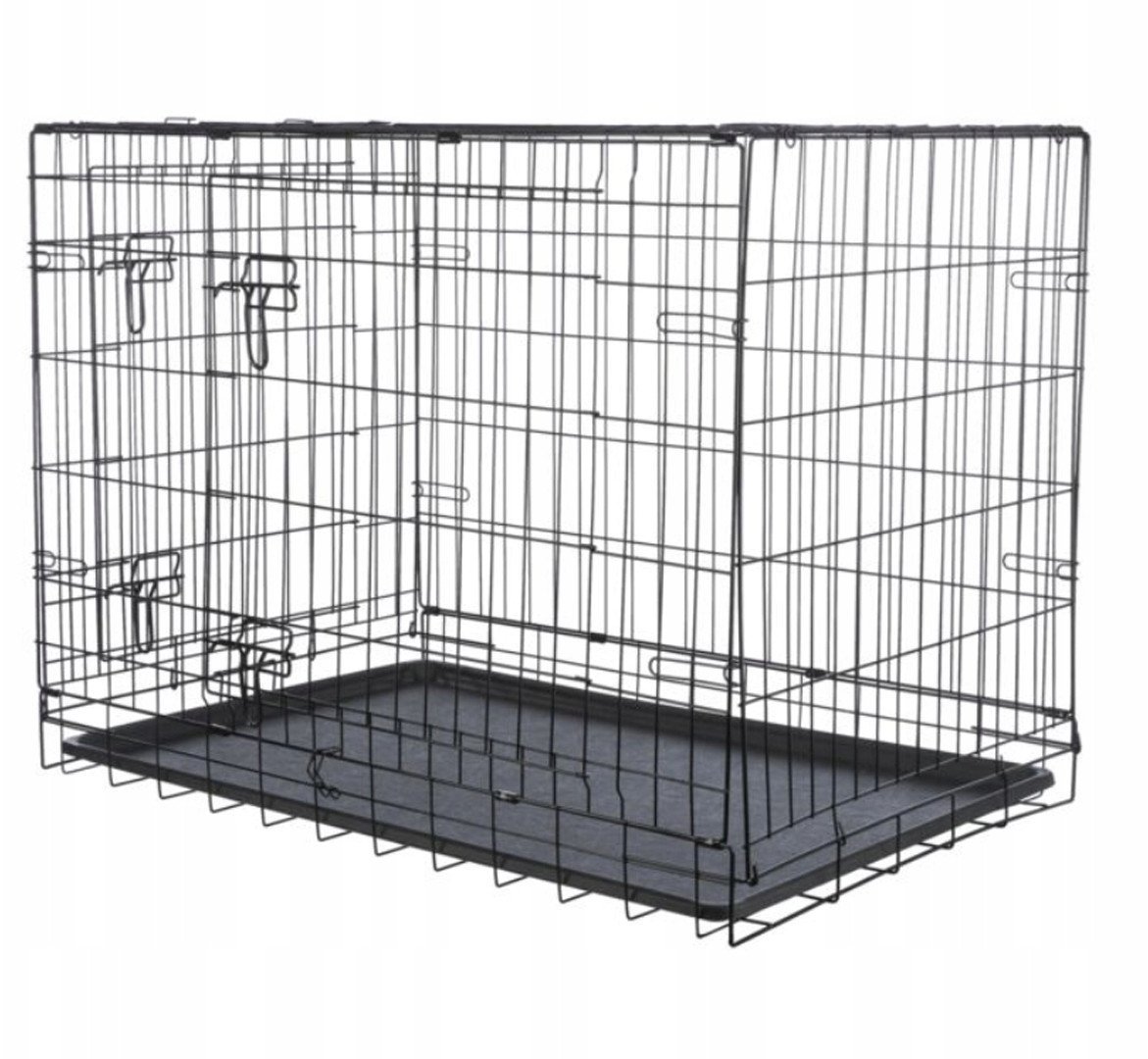 Trixie Home kennel, M–L: 93 × 69 × 62 cm, black