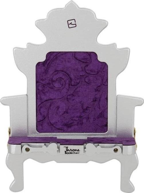 Thinking Gifts Tron srebrny podstawka pod książkę/tablet Throne