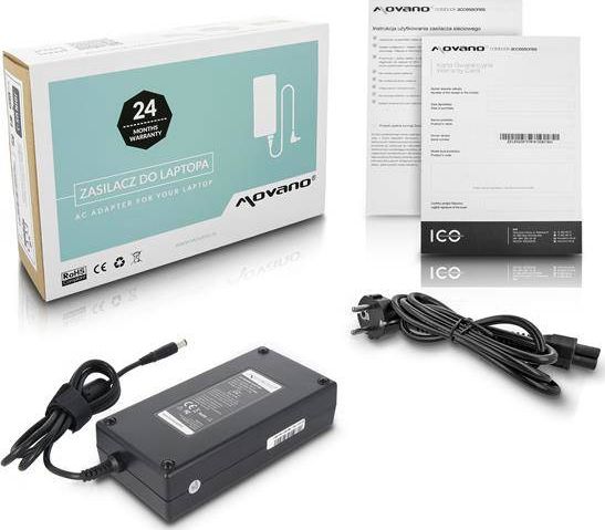 Zasilacz do laptopa Movano 230 W, 5 mm, 11.8 A, 19.5 V (ZZ/DEL195118)