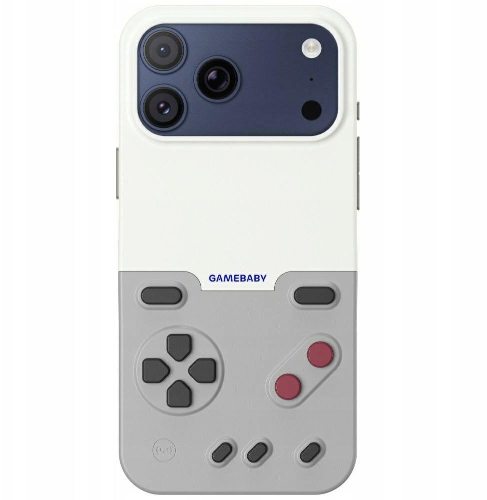 Etui GAMEBABY z kontrolerem do iPhone 17 Pro Max szary