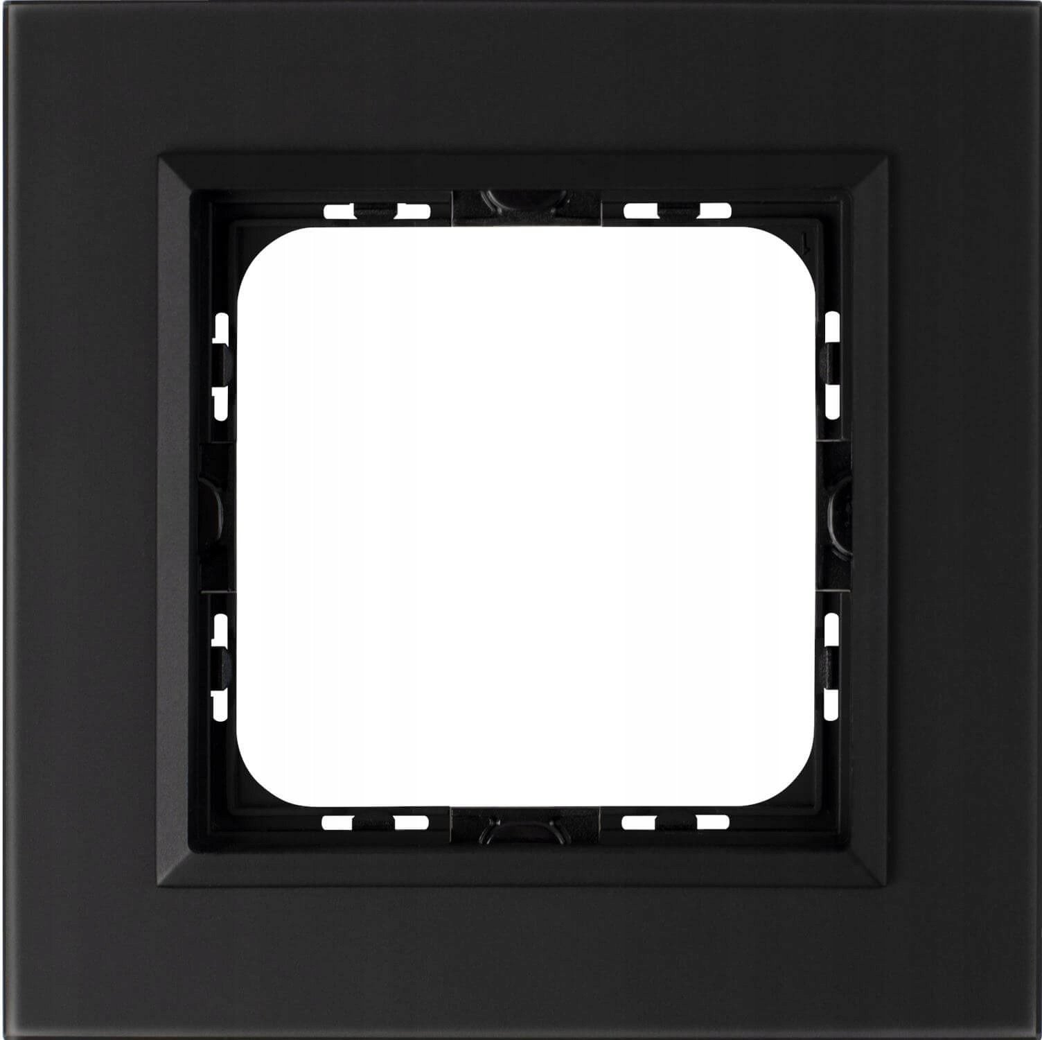 R-1RGC/79/33 SONATA Ramka pojedyncza czarne szkło szronione R-1RGC/79/33