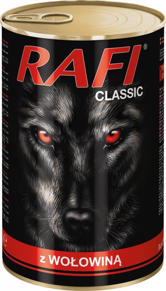 Dolina Noteci Rafi Karma mokra dla psów z wołowiną 1240 g