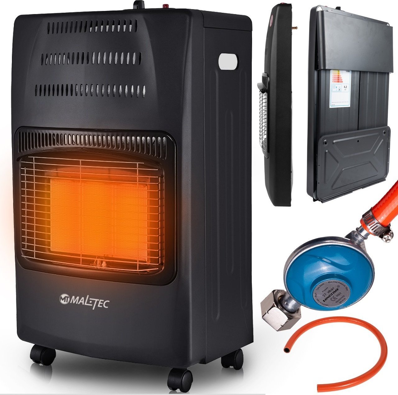 Maltec Piecyk Gazowy na Butlę GAS-5000Wt Składany Promiennik