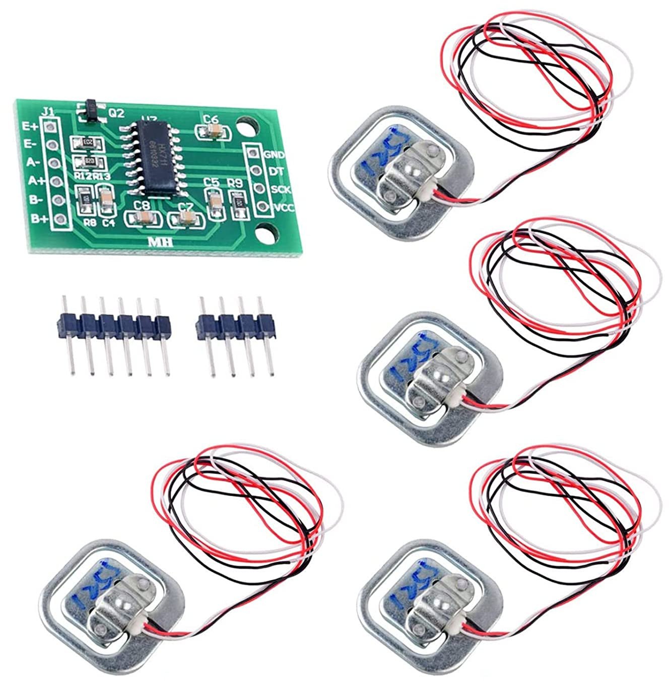 Moduł czujnik tensometr HX711 waga 4x50kg