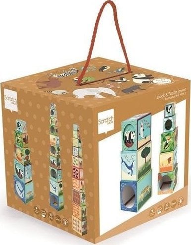 Piramida edukacyjna i quiz 2w1 Zwierzęta