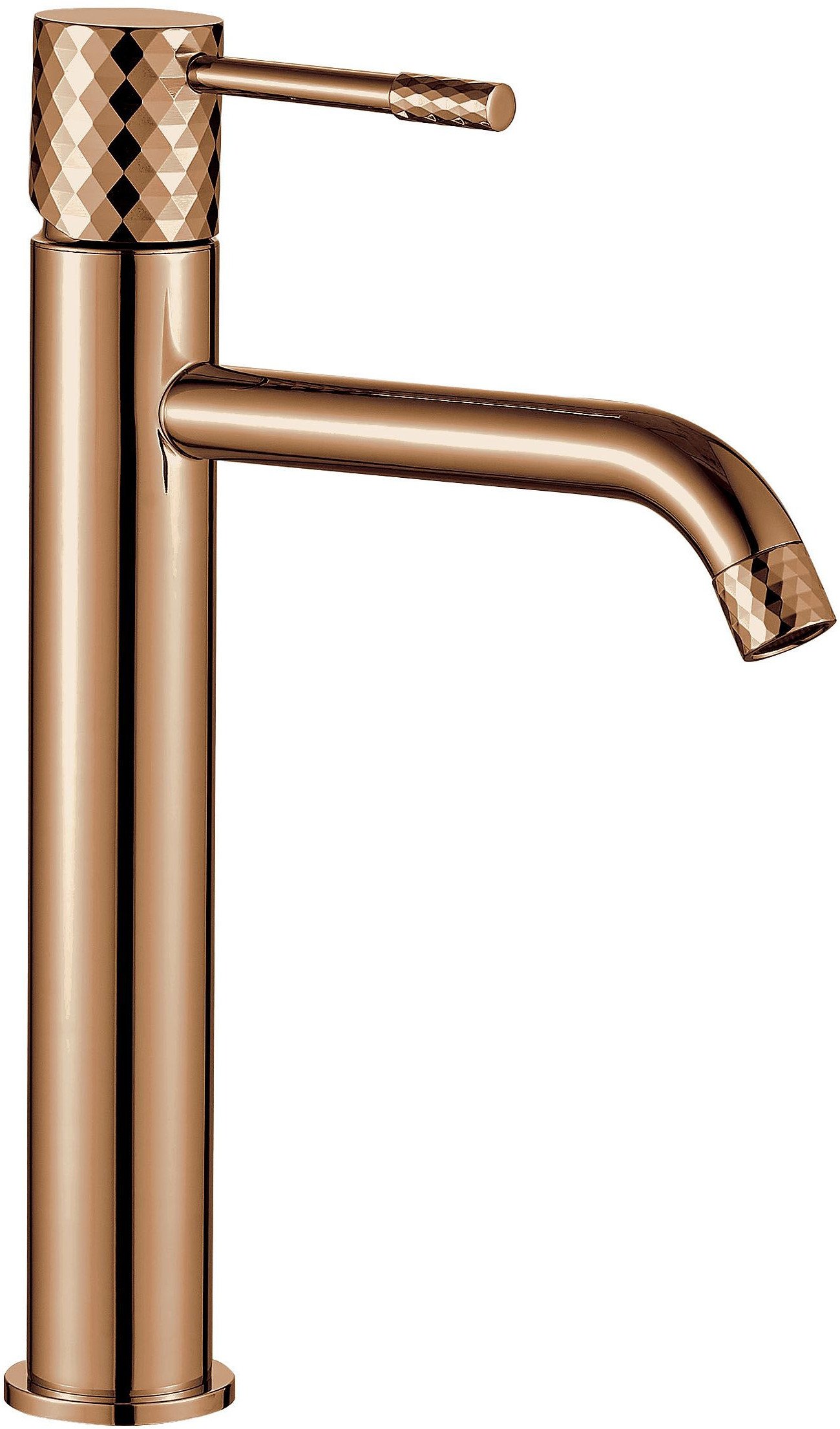 Bateria Umywalkowa Rea Lungo Diamond Miedziana Wysoka