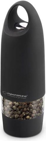 Młynek do przypraw Esperanza do pieprzu Muntok czarny (EKP003K)
