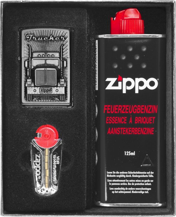 Zestaw ZIPPO Zapalniczka TRUCKER EMBLEM Prezentowy No1