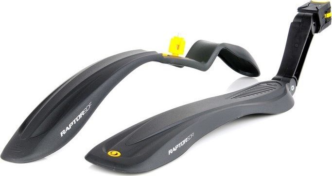 Simpla Błotniki RAPTOR 2 SDE kpl -szybki montaż- czarne uniwersalny