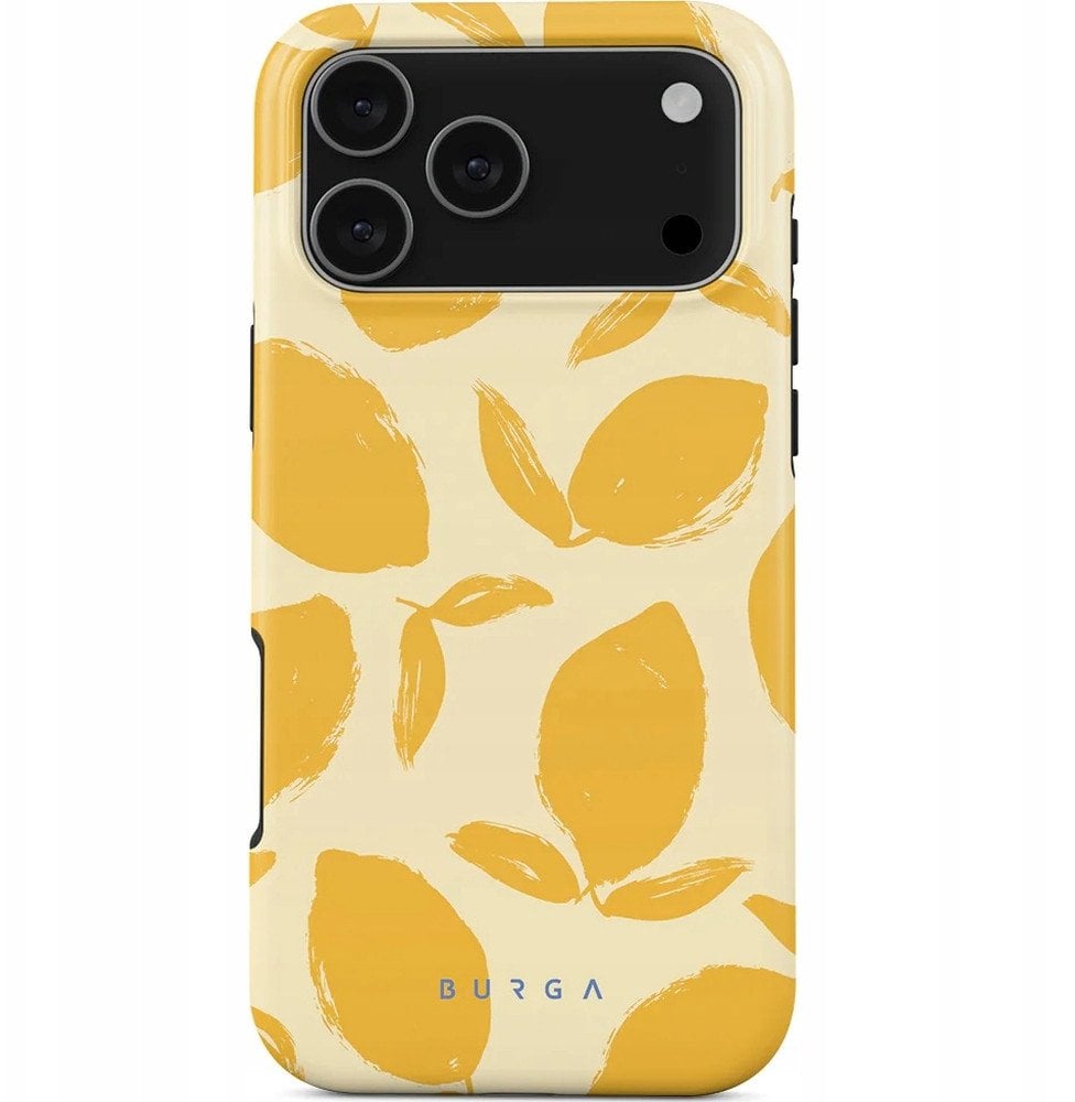 Burga Tough Magsafe - etui ochronne do iPhone 17 Pro Max kompatybilne z MagSafe (lemon tart)