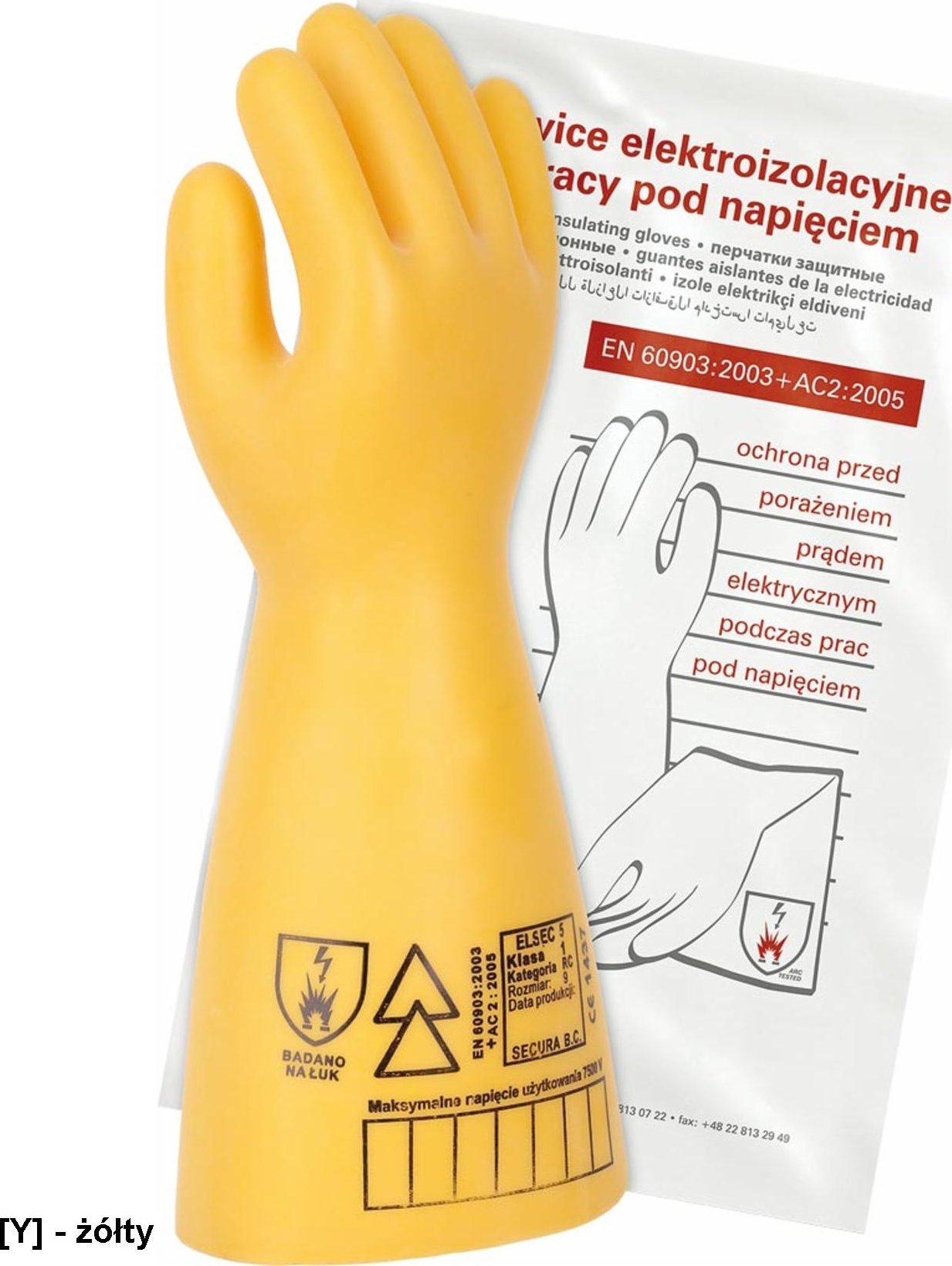 R.E.I.S. RELSEC5 - rękawice elektroizolacyjne 11